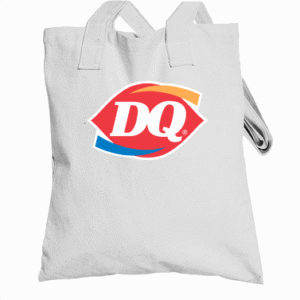 Dairy Queen Dq Ice Cream Food Logo Bag